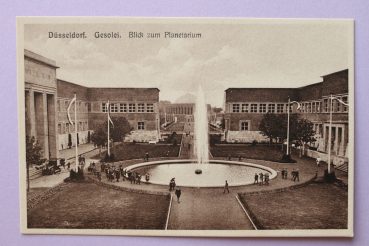 Ansichtskarte AK Düsseldorf 1920er Jahre Gesolei Planetarium Architektur Ortsansicht NRW